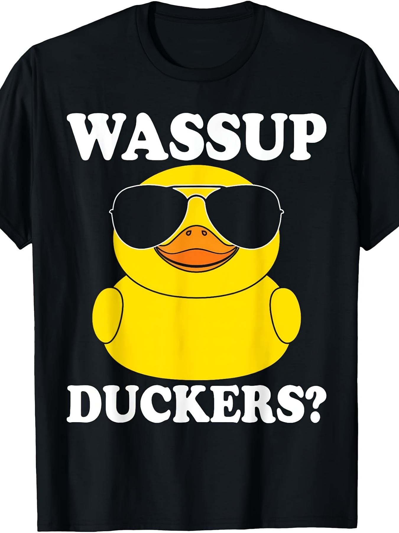 Summer Clothing Drawing - Wassup Duckers Śmieszna Gumowa Kaczka Koszulka