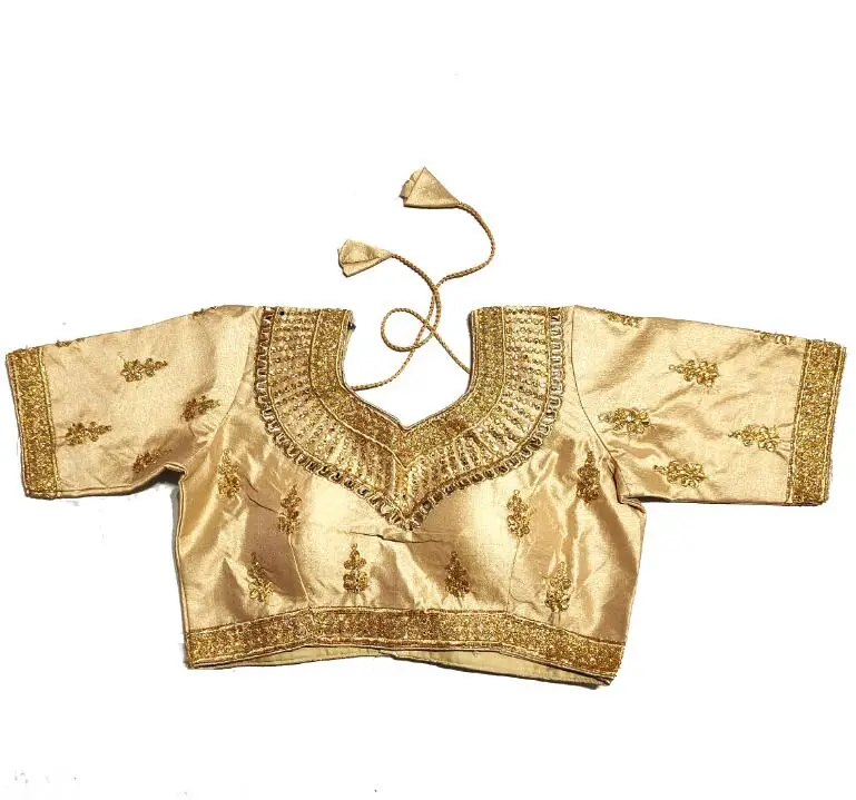 Summer Clothing Pakistan - Tradycyjny indyjski top Sari Koszula damska