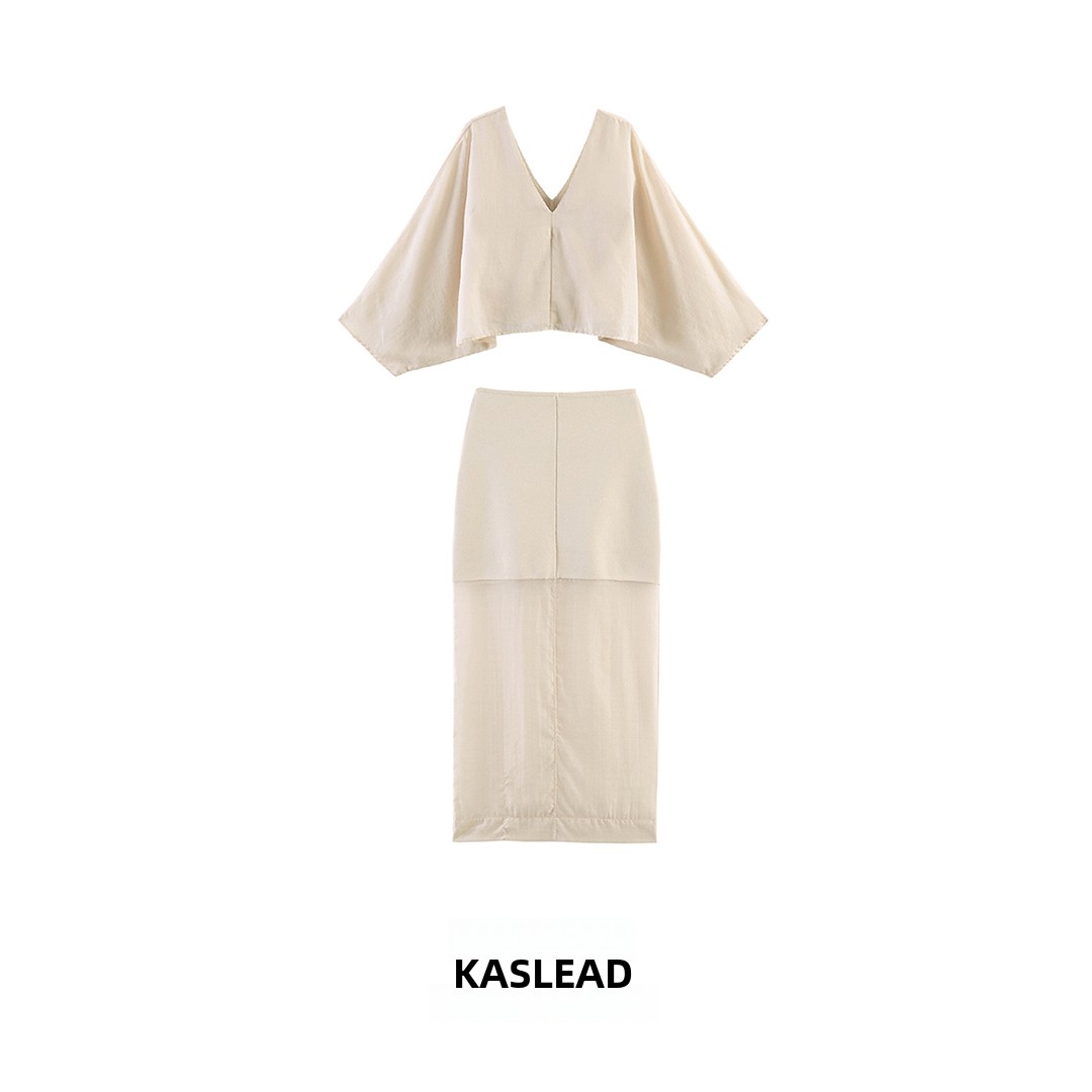 Summer Clothing Brands - KASLEAD Nowy damski zestaw: koszula z