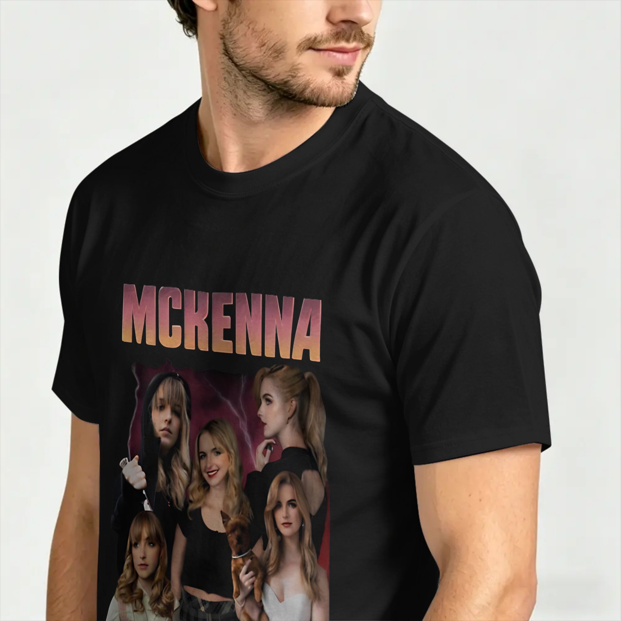 Koszulka męska Mckenna Grace C – Summer Clothing Wholesale recenzja i cena