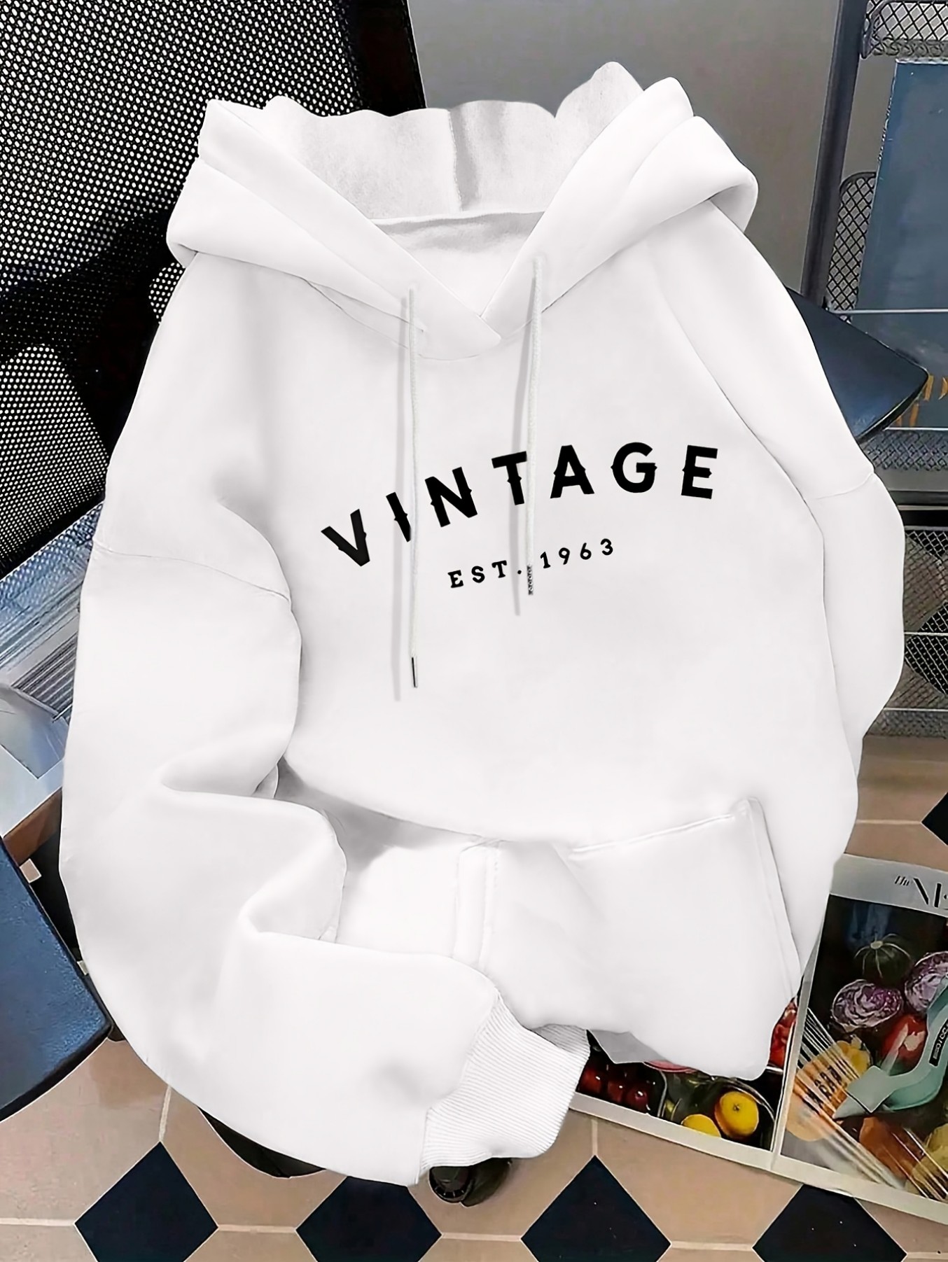 Damska, swobodna bluza z kaptu – Summer Clothing Drawing recenzja i cena