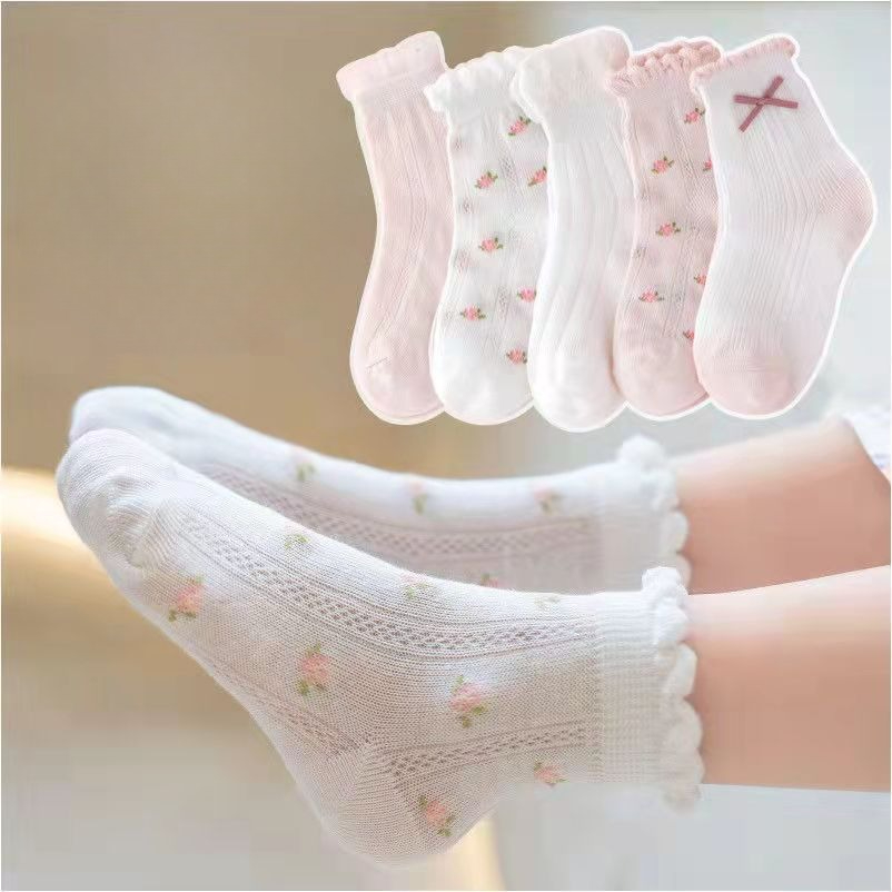 Skarpetki dziewczęce z uroczym – Summer Clothing Baby Girl recenzja i cena