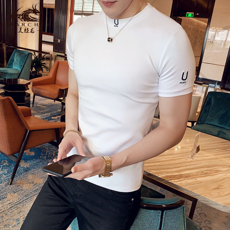 Czarny T Shirt dla mężczyzn zw – Summer Clothing Wholesale recenzja i cena