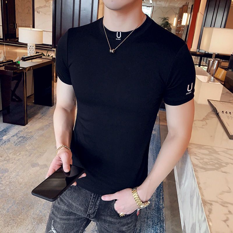 Czarny T Shirt dla mężczyzn zw – Summer Clothing Wholesale recenzja i cena